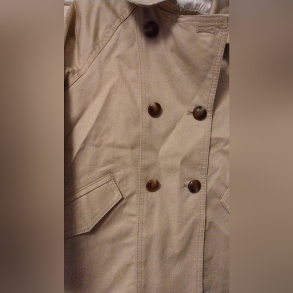 Zara NWOT Girls Trench Coat 3-4Y - Picture 3 of 7